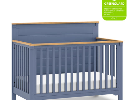 M27201CVBHY,DaVinci,Shea 4-in-1 Convertible Crib in Cove Blue and Honey