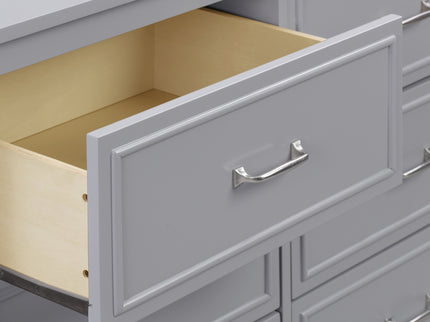 M12826G,DaVinci,Charlie 6-Drawer Double Dresser in Grey