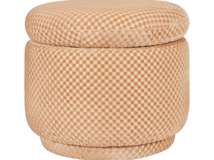 M22985CVC,Babyletto,Enoki Storage Ottoman in Canyon Velvet Checker