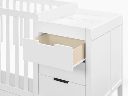 F11991W,Carter's,Colby 4-in-1 Convertible Crib & Changer Combo in White
