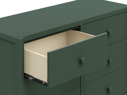 M25126FRGR,DaVinci,Birdie 6-Drawer Dresser in Forest Green