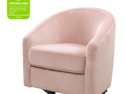 M5887BPV,Babyletto,Madison Swivel Glider in Blush Pink Velvet