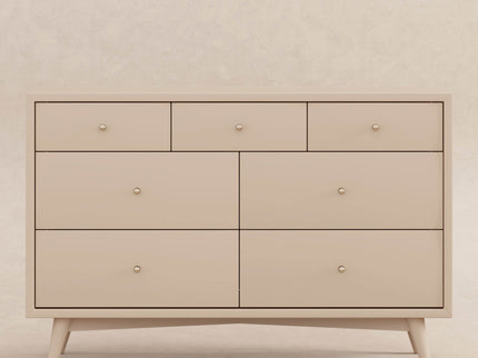 M15916TPE,Palma 7-Drawer Double Dresser  Assembled in Taupe