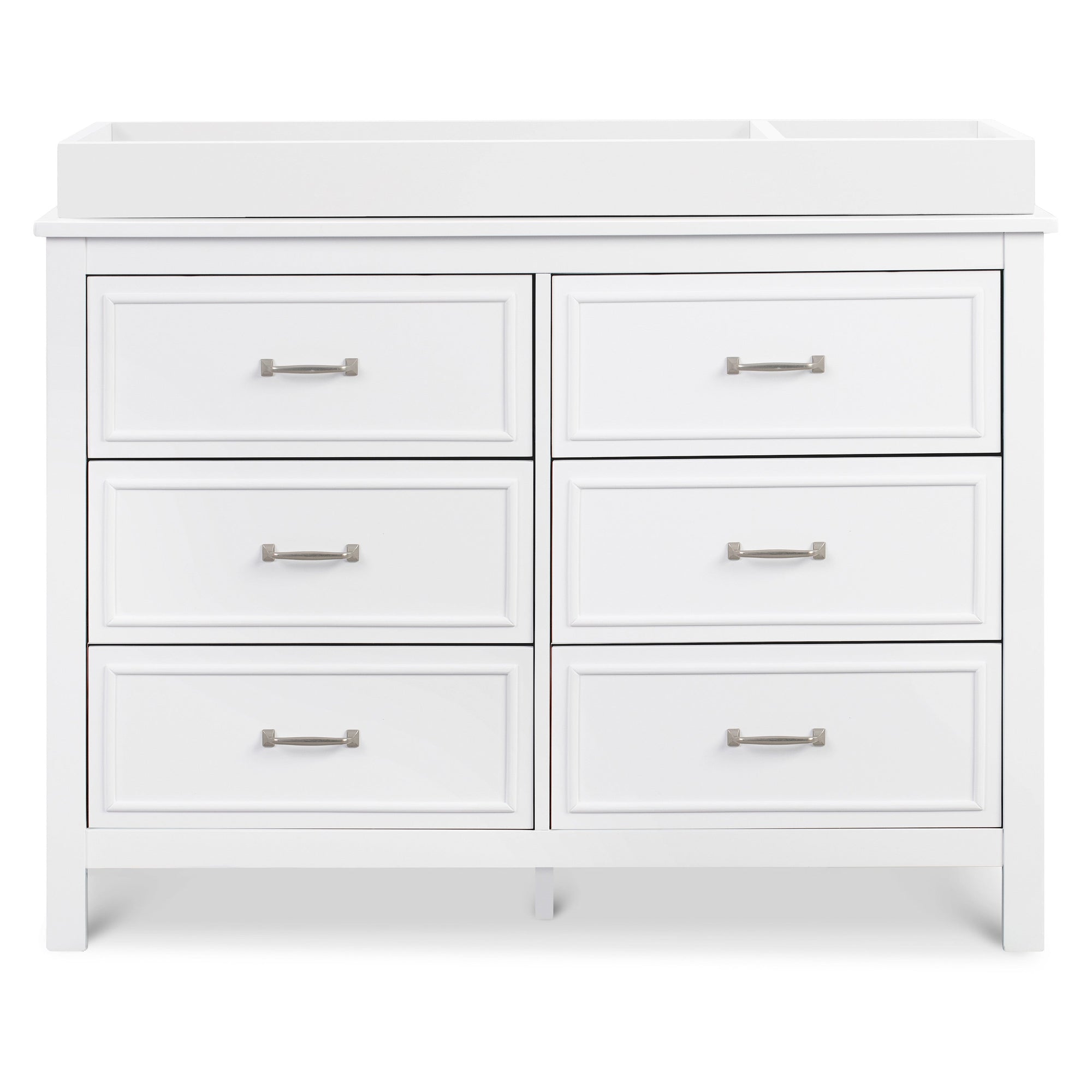 M12826W,DaVinci,Charlie 6-Drawer Double Dresser in White