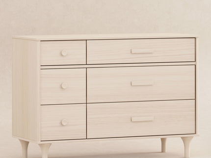 M9016NX,Babyletto,Lolly 6-Drawer Double Dresser  Assembled in Washed Natural