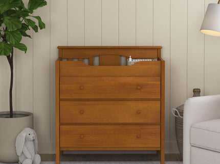 M5925CT,DaVinci,Jayden 3-Drawer Changer Dresser in Chestnut