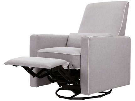 M10887GCM,DaVinci,Piper Recliner in Grey Finish w/Cream Piping
