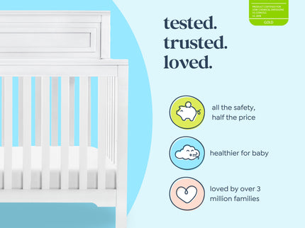 M4301W,DaVinci,Autumn 4-in-1 Convertible Crib in White Finish