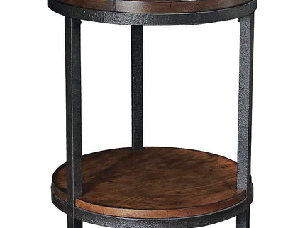 Hammary Baja 18" Wide Round Wood End Table
