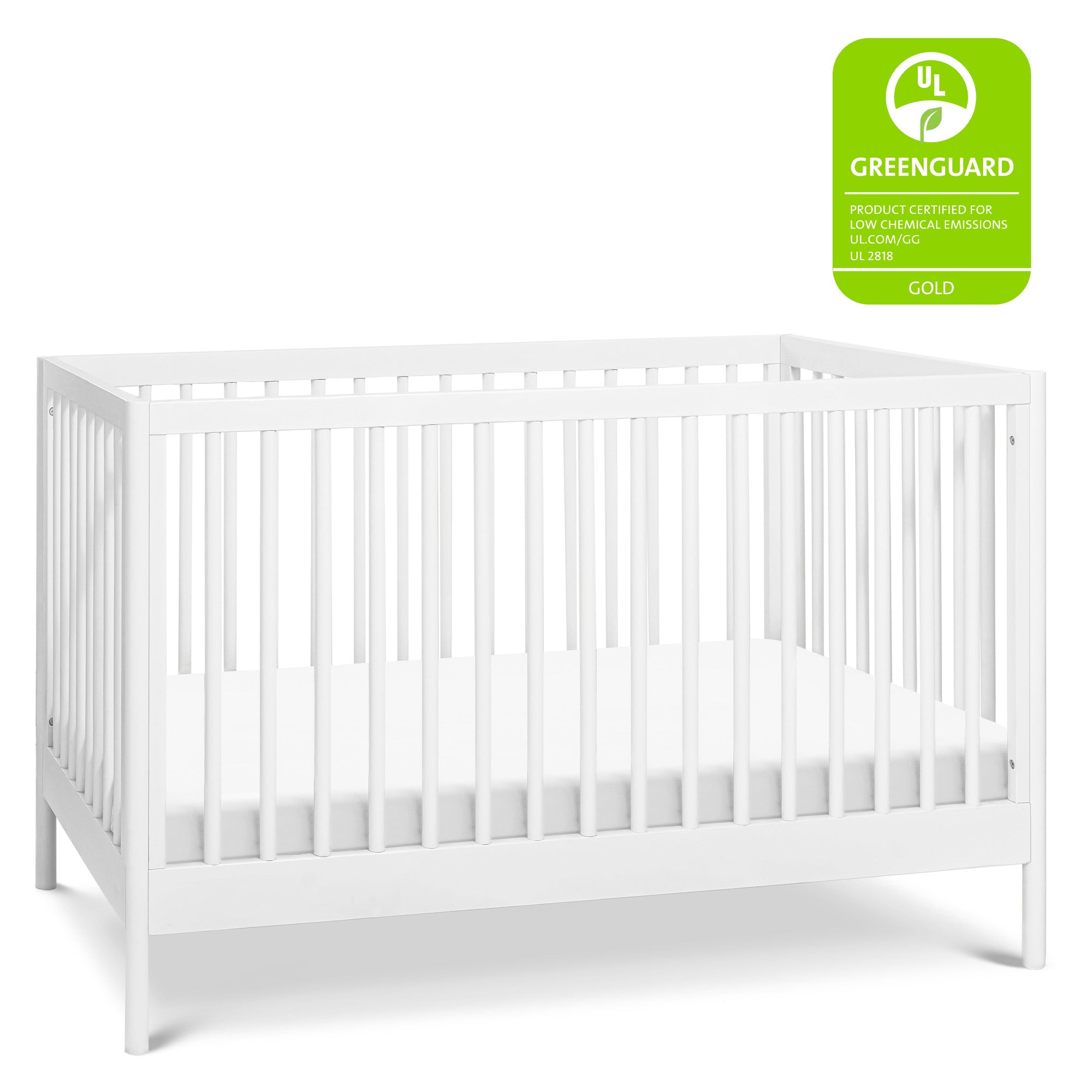 M25101W,DaVinci,Birdie 3-in-1 Convertible Crib in White