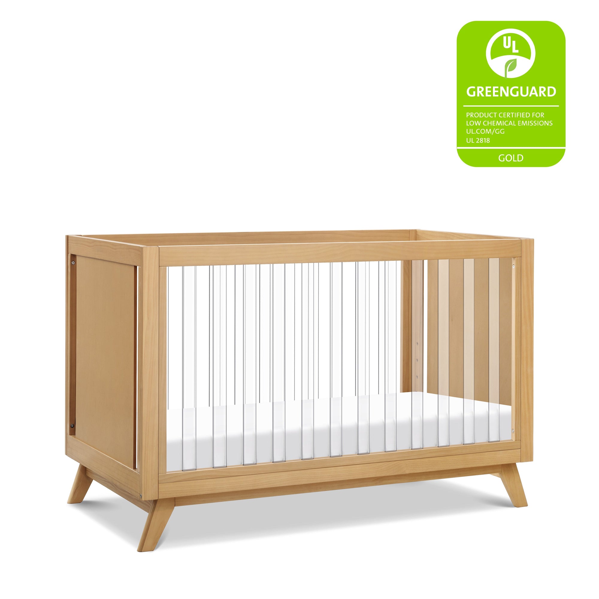 M22501HYK,DaVinci,Otto 3-in-1 Convertible Crib in Honey/Acrylic