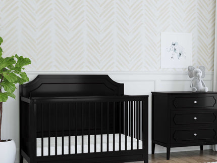 M11441E,DaVinci,Chloe Regency 4-in-1 Convertible Crib in Ebony