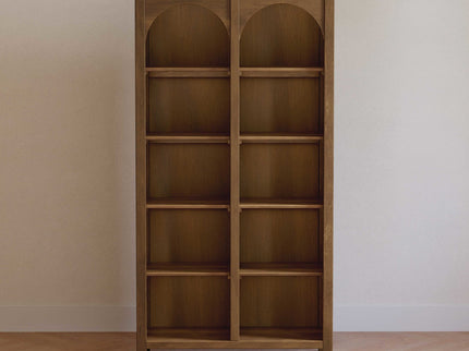 M24814NL,Namesake,Eloise Bookcase  Assembled in Natural Walnut