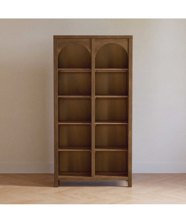M24814NL,Namesake,Eloise Bookcase  Assembled in Natural Walnut