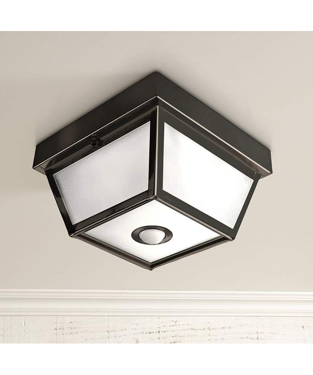 Heath Zenith Benson 9 1/2" Wide Motion Sensor Outdoor Ceiling Light