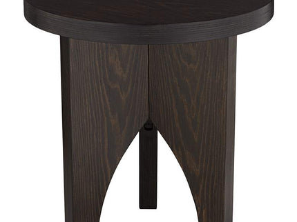 Hendrik 18 3/4" Wide Dark Wood Side Table