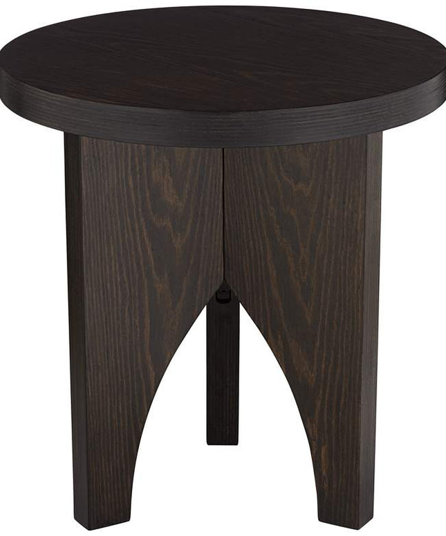 Hendrik 18 3/4" Wide Dark Wood Side Table