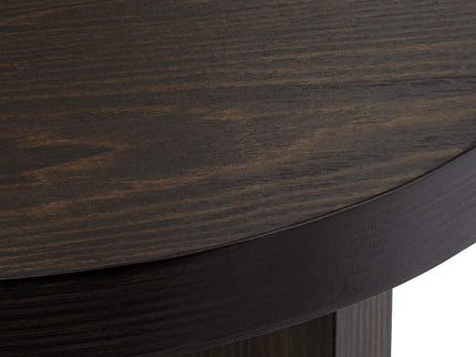 Hendrik 18 3/4" Wide Dark Wood Side Table