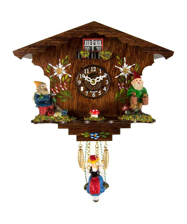 Hermle Annaliesse 8 1/2" High Gnome Cuckoo Clock