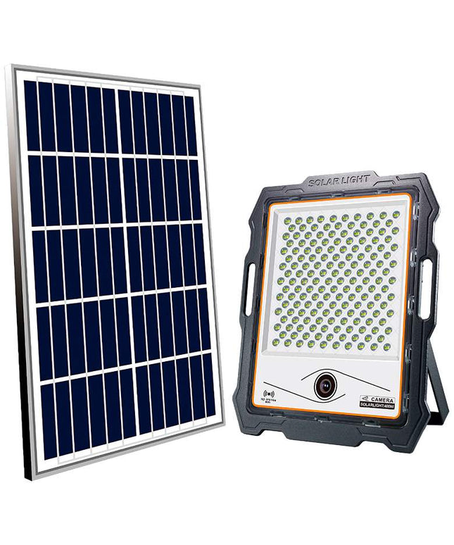 Hexo 15"H Black Outdoor Flood Light with Wifi IP Camera CCTV