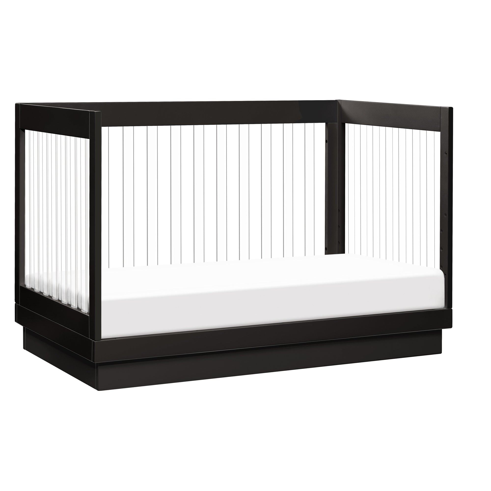 M8601KB,Babyletto,Harlow 3-in-1 Convertible Crib w/Toddler Bed Conversion Kit in Black/Acrylic