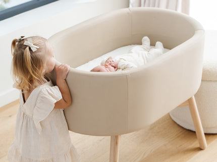 M26834GMLB,Babyletto,babyletto x GATHRE Capsule Bassinet in Millet