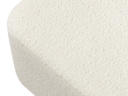 M26385WBG,Babyletto,Kiwi Gliding Ottoman in Ivory Boucle w/ Gold Base