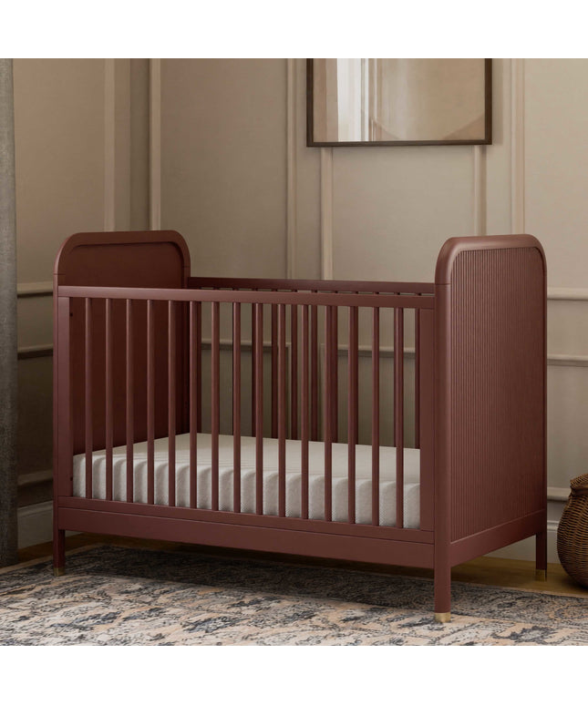 M26742CR,Namesake,Brimsley Tambour 3-in-1 Convertible Crib in Crimson