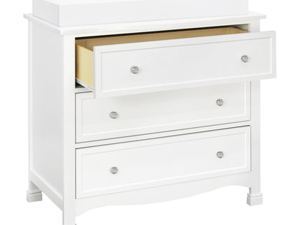 M5523W,DaVinci,Kalani 3-Drawer Dresser in White Finish
