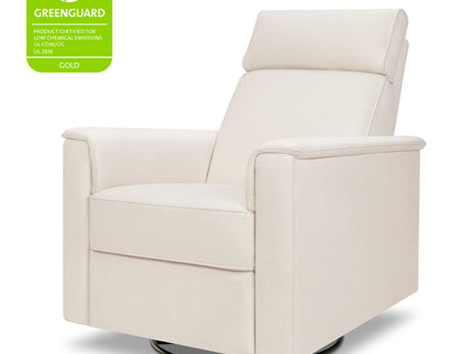 M17183PCMEW,Namesake,Willa Deluxe Power Glider Recliner w/Heat&Massage in Performance Cream Eco-Weave