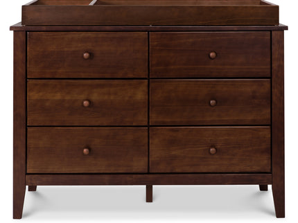 F11526Q,Carter's,Morgan 6-Drawer Double Dresser in Espresso Finish