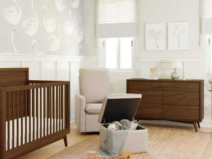 M20985PBEW,Babyletto,Cali Storage Ottoman in Performance Beach Eco-Weave