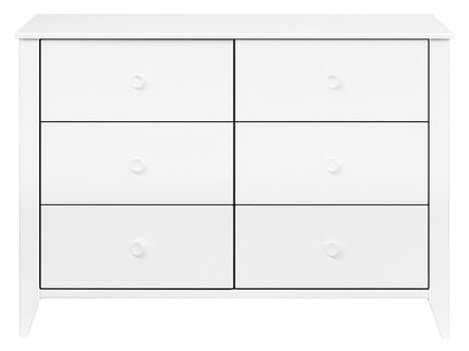 M10326W,Babyletto,Sprout 6-Drawer Double Dresser in White