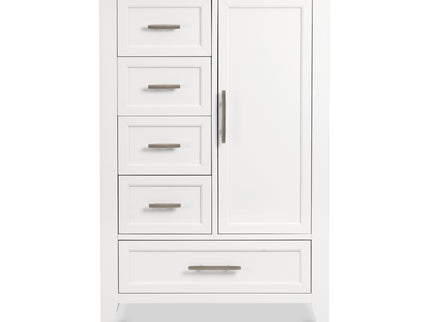 B14427RW,Monogram by Namesake,Beckett Chifforobe in Warm White