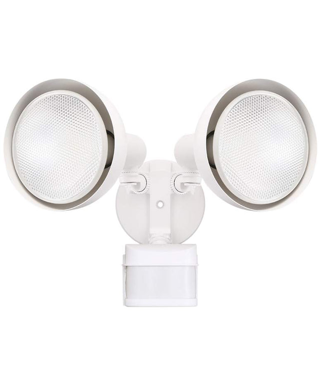 Hollis White 270 Degree Motion Sensor Outdoor Flood Light