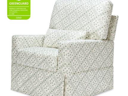 M21787GLT,Namesake,Sarah Flint x Namesake Crawford Swivel Glider in Green Lattice Performance Eco-Weave