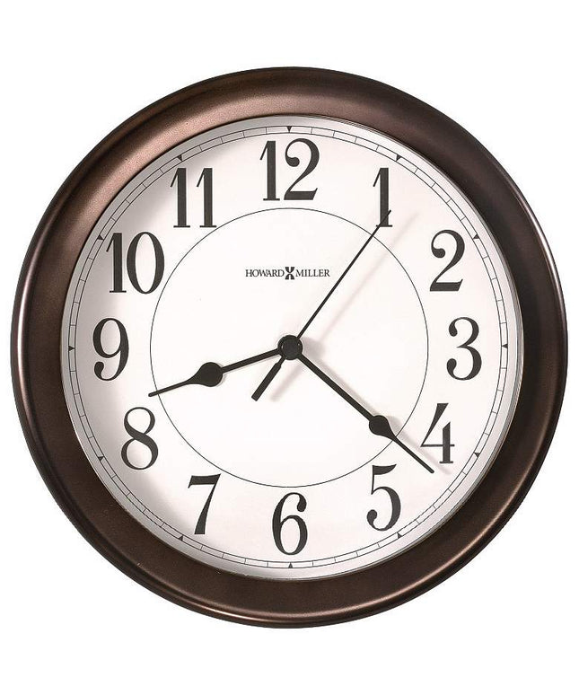 Howard Miller Virgo Oil Rubbed Bronze 8 1/2" Wide Wall Clock