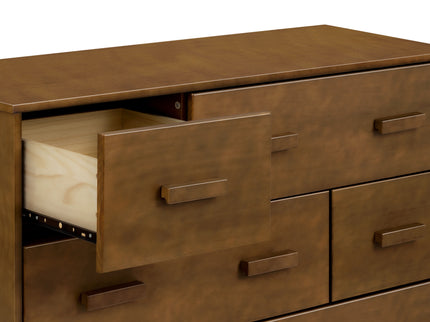 M5826NL,Babyletto,Scoot 6-Drawer Dresser in Natural Walnut
