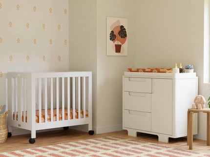 M23423W,Babyletto,Yuzu 3-Drawer Changer Dresser in White