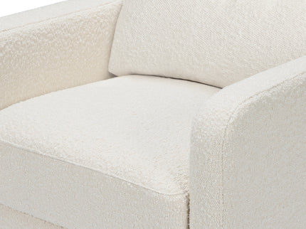 F18787WB,Carter's,Adrian Swivel Glider with Storage Ottoman in Ivory Boucle