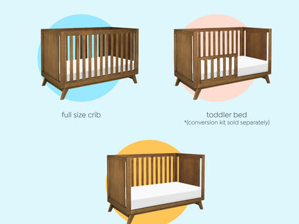 M22501L,DaVinci,Otto 3-in-1 Convertible Crib in Walnut