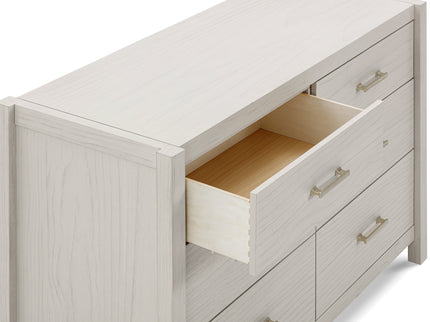 B26416WDF,Monogram by Namesake,Hemsted 6-Drawer Assembled Dresser in White Driftwood