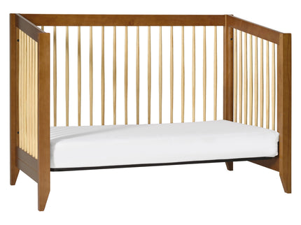 M10301CTN,Babyletto,Sprout 4-in-1 Convertible Crib w/Toddler Bed Conversion Kit in Chestnut&Natural