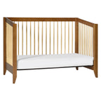 M10301CTN,Babyletto,Sprout 4-in-1 Convertible Crib w/Toddler Bed Conversion Kit in Chestnut&Natural