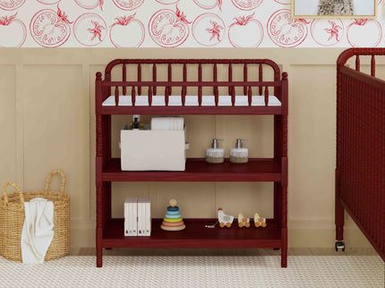 M0302CP,DaVinci,Jenny Lind Changing Table in Rich Cherry Finish