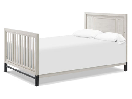 B25801WDF,Monogram by Namesake,Newbern 4-in-1 Convertible Crib in White Driftwood