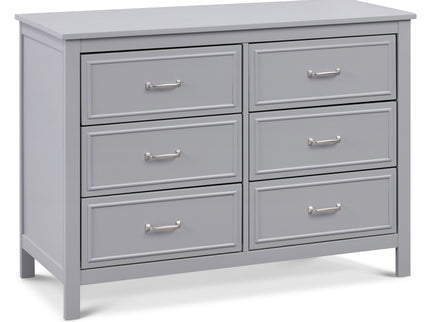 M12826G,DaVinci,Charlie 6-Drawer Double Dresser in Grey
