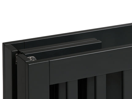 M6698B,Babyletto,Origami Mini Crib in Black Finish