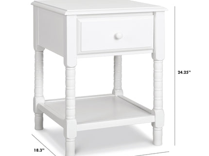 M7360W,DaVinci,Jenny Lind Spindle Nightstand in White