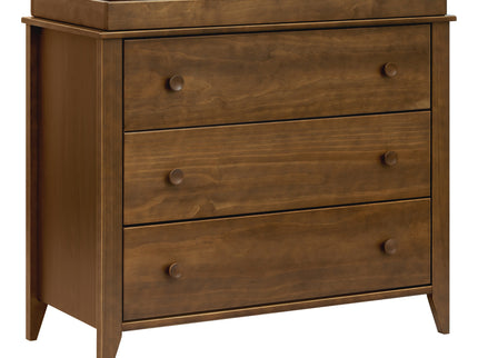 M10323NL,Babyletto,Sprout 3-Drawer Changer Dresser in Natural Walnut